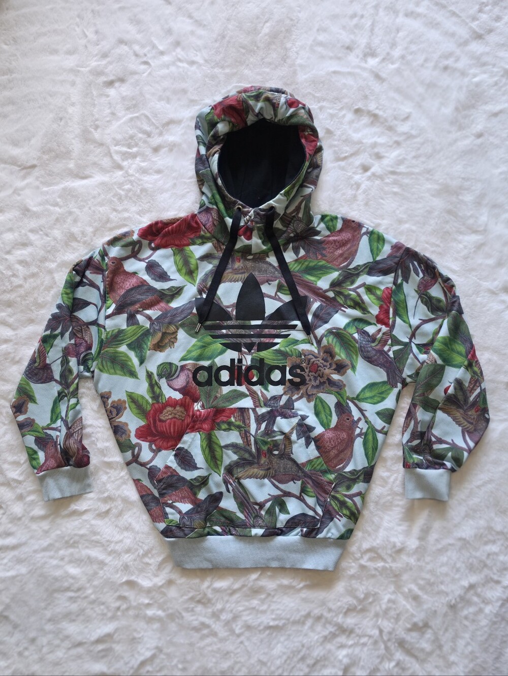 Adidas Originals x Farm Rio Florera "Battle of the Birds" Hoodie, L
